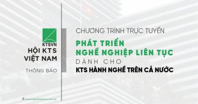 Chương trình đào tạo phát triển nghề nghiệp liên tục CPD số 4-2024: “Vật lý kiến trúc và các vấn đề an sinh xã hội trong kiến trúc”