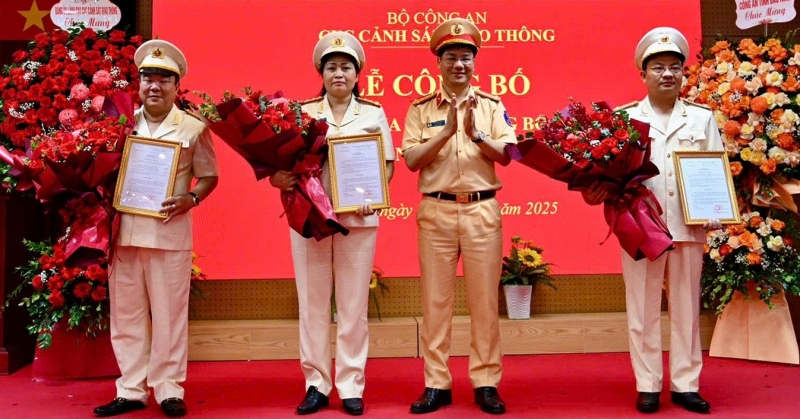 Lần đầu tiên Cục Cảnh sát giao thông có nữ phó cục trưởng
