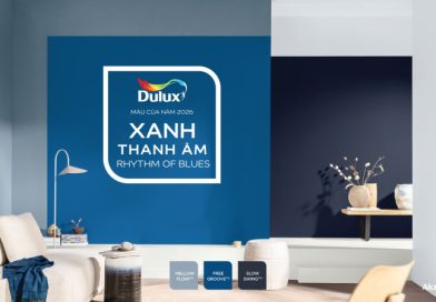 Bộ ba sắc xanh “Xanh Thanh Âm” được công bố là Màu Dulux của năm 2026