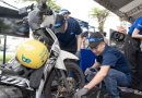 Hơn 1.200 xe máy của công nhân được kiểm tra, bảo dưỡng miễn phí