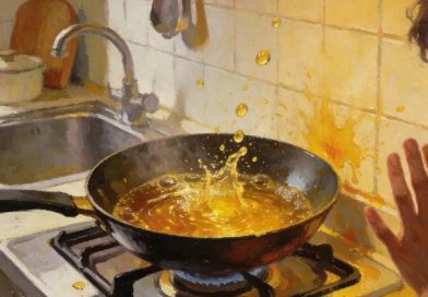 Khi nấu ăn, dầu mỡ luôn bắn tung tóe: Đây là mẹo cực hữu dụng giúp ngăn triệt để dầu mỡ bắn và làm bẩn bếp