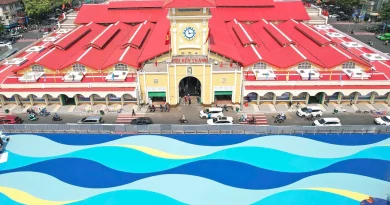 Tạo hình sóng nước trước chợ Bến Thành để ‘kết nối lịch sử đô thị’