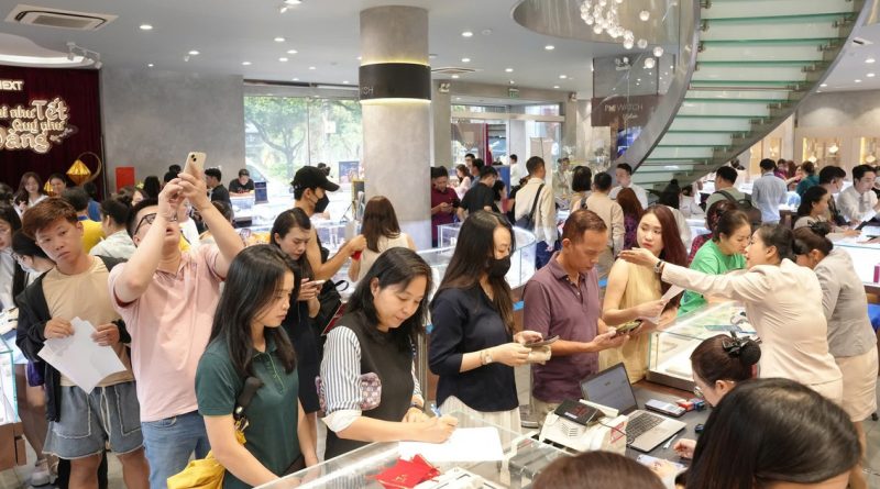 Giá vàng tăng trong ngày Thần tài