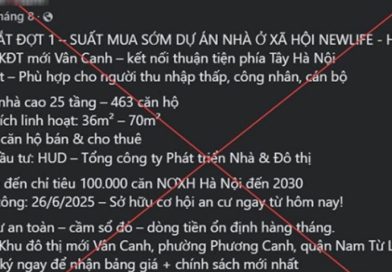 Phạt 2 người rao bán ‘suất ngoại giao, suất nội bộ’ nhà ở xã hội
