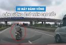 Nam thanh niên ‘đầu trần’, lái xe máy lạng lách đánh võng trên cao tốc