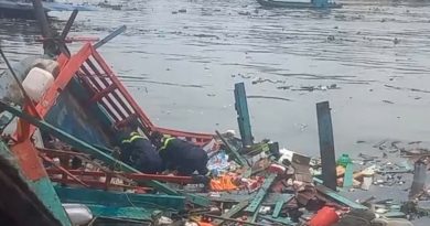 Nổ tàu thu mua hải sản ở An Giang, 5 người bị thương