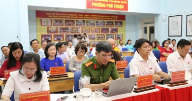 HĐND phường Phú Thuận thông qua đề án sắp xếp khu phố