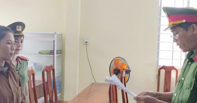Thi hành lệnh bắt tạm giam Trần Thị Thu Trang SN 1990
