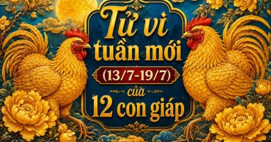 Tử vi tuần mới (13/7-19/7): Top 3 con giáp được Thần Tài ưu ái, công việc hanh thông, tiền bạc rủng rỉnh trông thấy