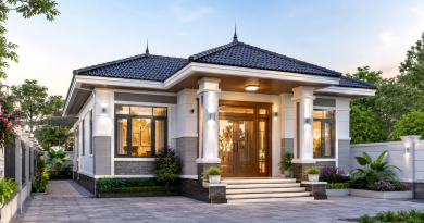 Chi phí xây nhà mái Nhật 1 tầng 2 phòng ngủ 75m² khoảng bao nhiêu?