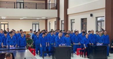 64 bị cáo cầm đầu lãnh án