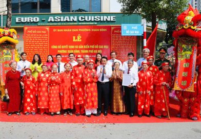 Gắn biển tên phố mang tên danh thần Đỗ Cao Mại