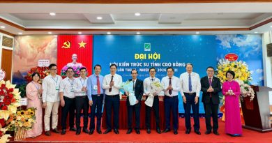 Đại hội Hội KTS tỉnh Cao Bằng lần thứ VI: Phát huy vai trò KTS trong phát triển kiến trúc bền vững, giàu bản sắc