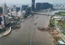 Cấm tàu thuyền qua khu vực xây cầu đi bộ sông Sài Gòn trong 3 ngày